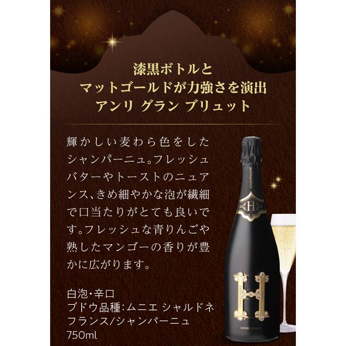 送料無料 シャンパーニュ アンリ グラン ブリュット 750ml 辛口 ヴァレ 