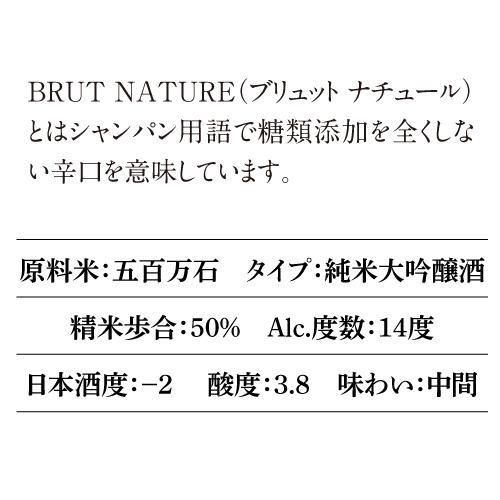 日本酒 人気一 あわ酒 スパークリング純米大吟醸 BRUT NATURE 720ml 14度 化粧箱付 福島県 人気酒造 酒 清酒 スパークリング 泡 冷酒 五百万石 長S | ブランド登録なし | 05