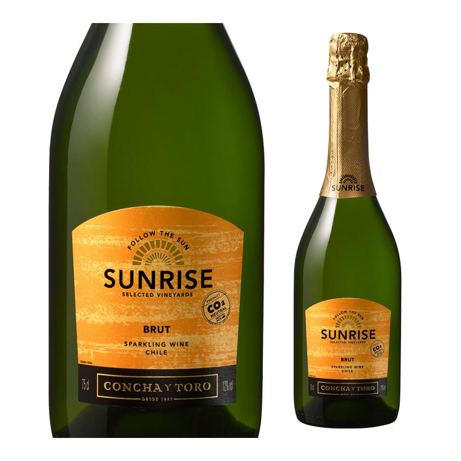 スパークリングワイン サンライズ スパークリング コンチャ イ トロ750ml 白泡 辛口 チリ 手土産 お祝い ギフト 虎 長S | ブランド登録なし | 03