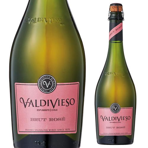 スパークリングワイン バルディビエソ ブリュット ロゼ ビーニャ バルディビエソ 750ml  チリ ロゼ泡 辛口 ギフト プレゼント 長S 虎 | 