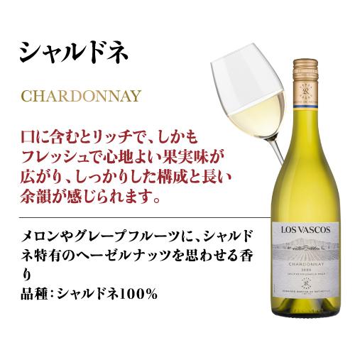ワイン 白ワイン ロス ヴァスコス シャルドネ 750ml ロス バスコス 白 辛口 チリ 手土産 お祝い ギフト 長S 虎 | ブランド登録なし | 06