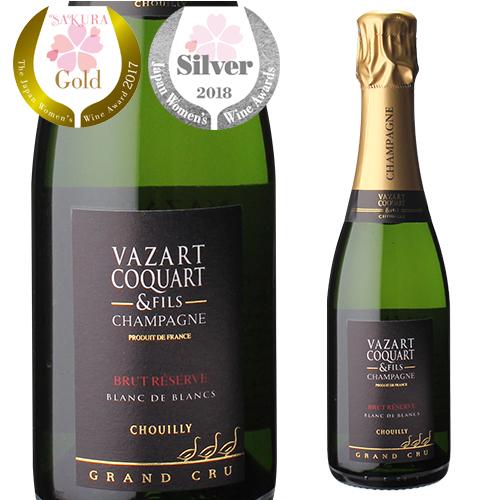 シャンパン シャンパーニュ ヴァザール コカール ブリュット レゼルヴ ブラン ド ブラン NV ハーフ 375ml 浜運A | ブランド登録なし