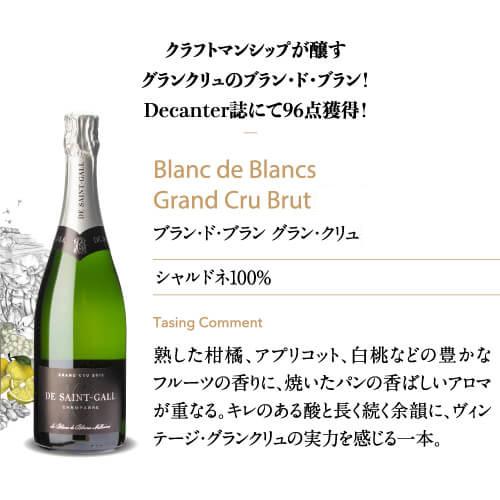 サン ガール ブラン ド ミレジメ (2015) ブリュット 750ml シャンパン