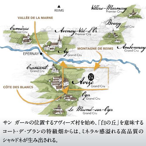 訳あり 在庫処分 アウトレット サン ガール  オルパール ブラン ド ブラン 2004 ブリュット グランクリュ 750ml  シャンパン 虎 | ブランド登録なし | 05