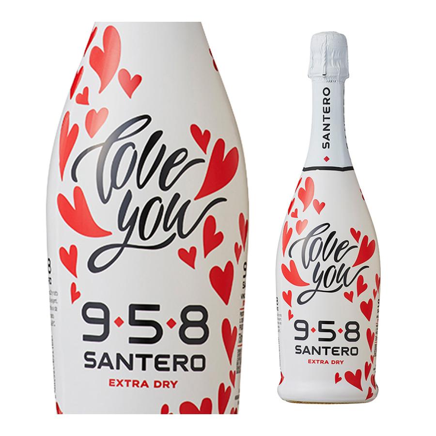 スパークリングワイン サンテロ ラヴユー エクストラドライ NV 750ml×12本入ケース やや辛口 白泡 イタリア スプマンテ ラブユー 長S 