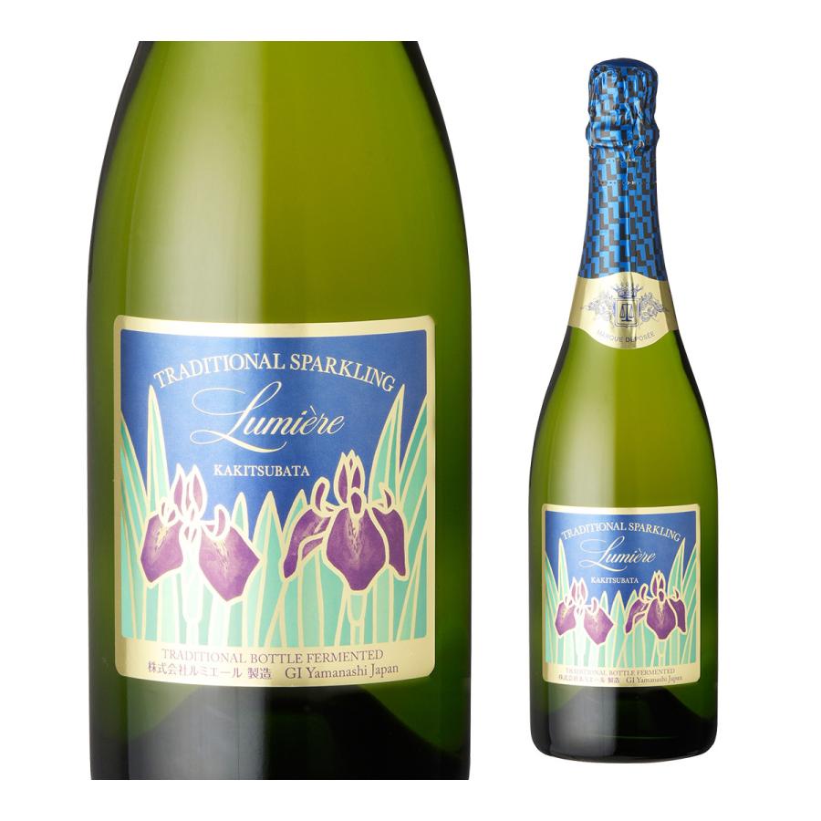 ルミエール トラディショナル スパークリング KAKITSUBATA 750ml スパークリングワイン 白泡 辛口 日本 山梨県 国産ワイン 長S | ブランド登録なし | 03