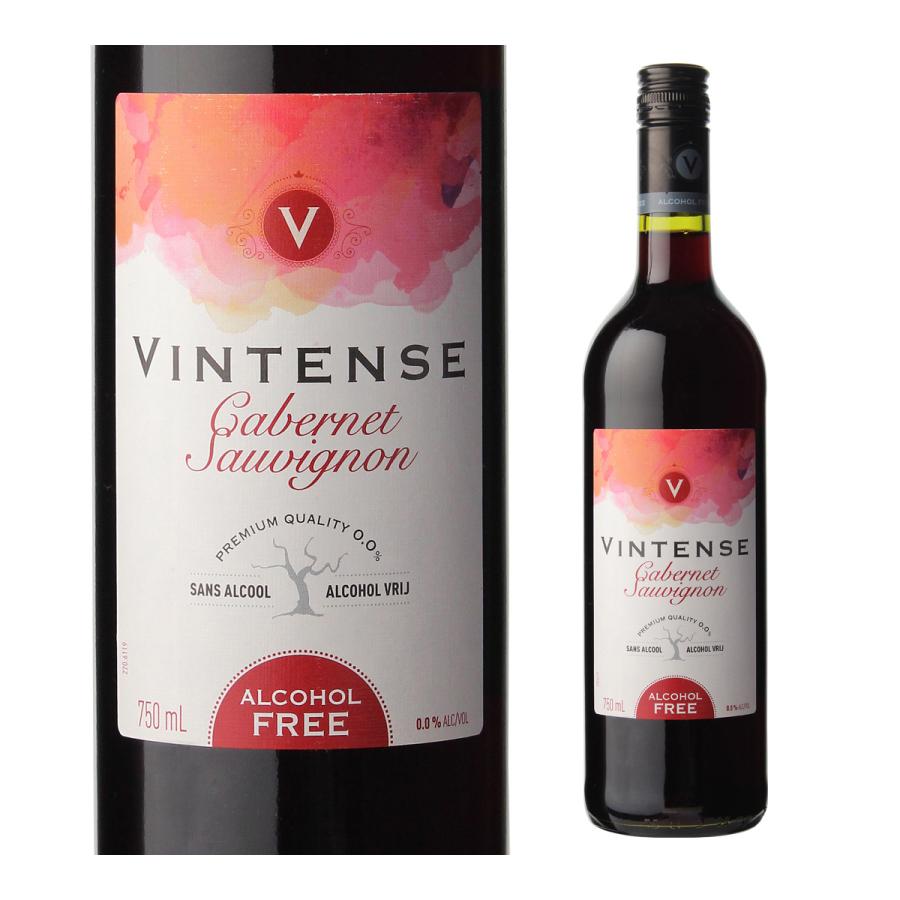 やナチュラ 1本当たり1 080円 税抜 赤 お中元 敬老 御中元ギフト セラー専科paypayモール店 通販 Paypayモー 送料無料 ノンアルコールワイン ヴィンテンス カベルネ ソーヴィニヨン 750ml アルコールフリー クランベリ