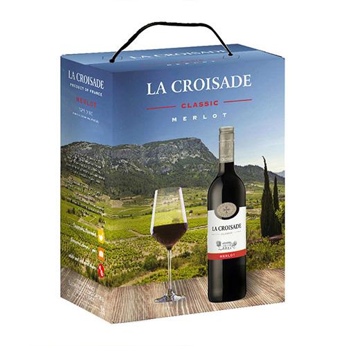 《箱ワイン》ラ クロワザード クラシック メルロー 3L BIB 赤ワイン ボックスワイン BOXバッグインボックス 長S 426899