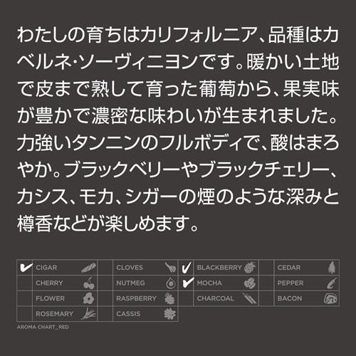 赤ワイン ビコーズ アイム カベルネソーヴィニヨン フロム カリフォルニア 750ml 辛口 アメリカ 長S 虎 お祝い ギフト | ブランド登録なし | 02