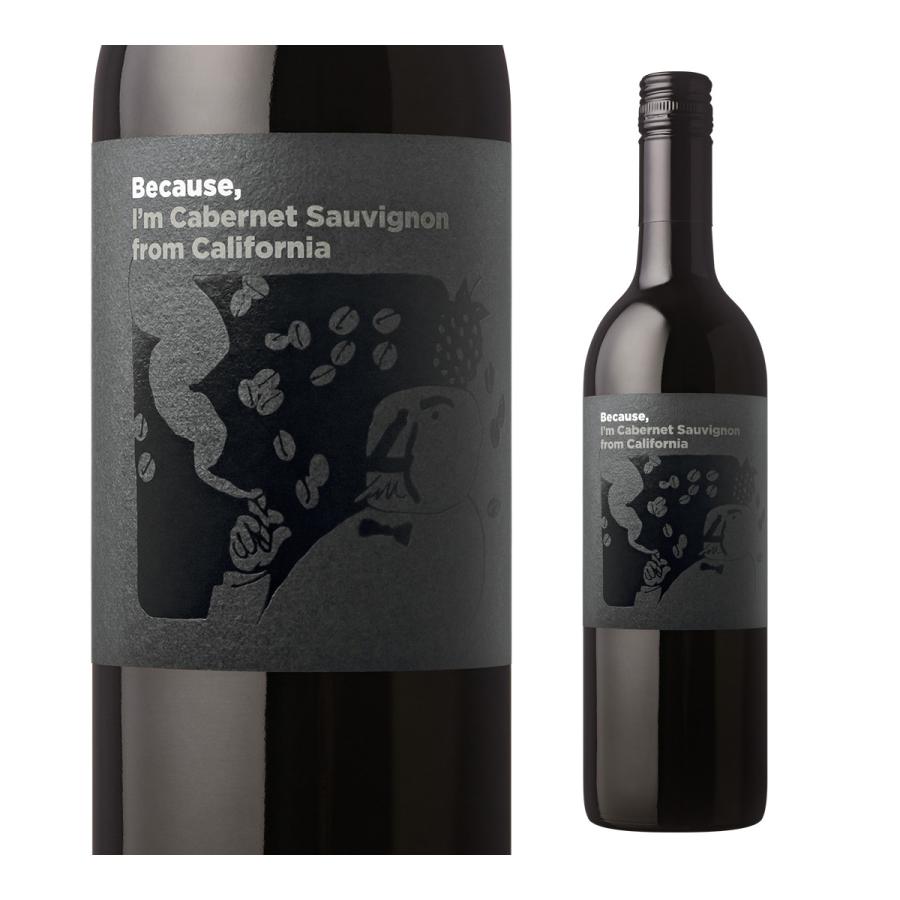 赤ワイン ビコーズ アイム カベルネソーヴィニヨン フロム カリフォルニア 750ml 辛口 アメリカ 長S 虎 お祝い ギフト | ブランド登録なし | 05
