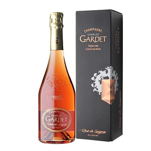 送料無料 シャンパーニュ ガルデ シャルル ロゼ ド セニエ (2012