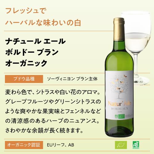 ナチュール エール ボルドー ブラン 750ml フランス ビオ BIO オーガニックワイン ソーヴィニヨン 白ワイン 浜運A | ブランド登録なし | 07