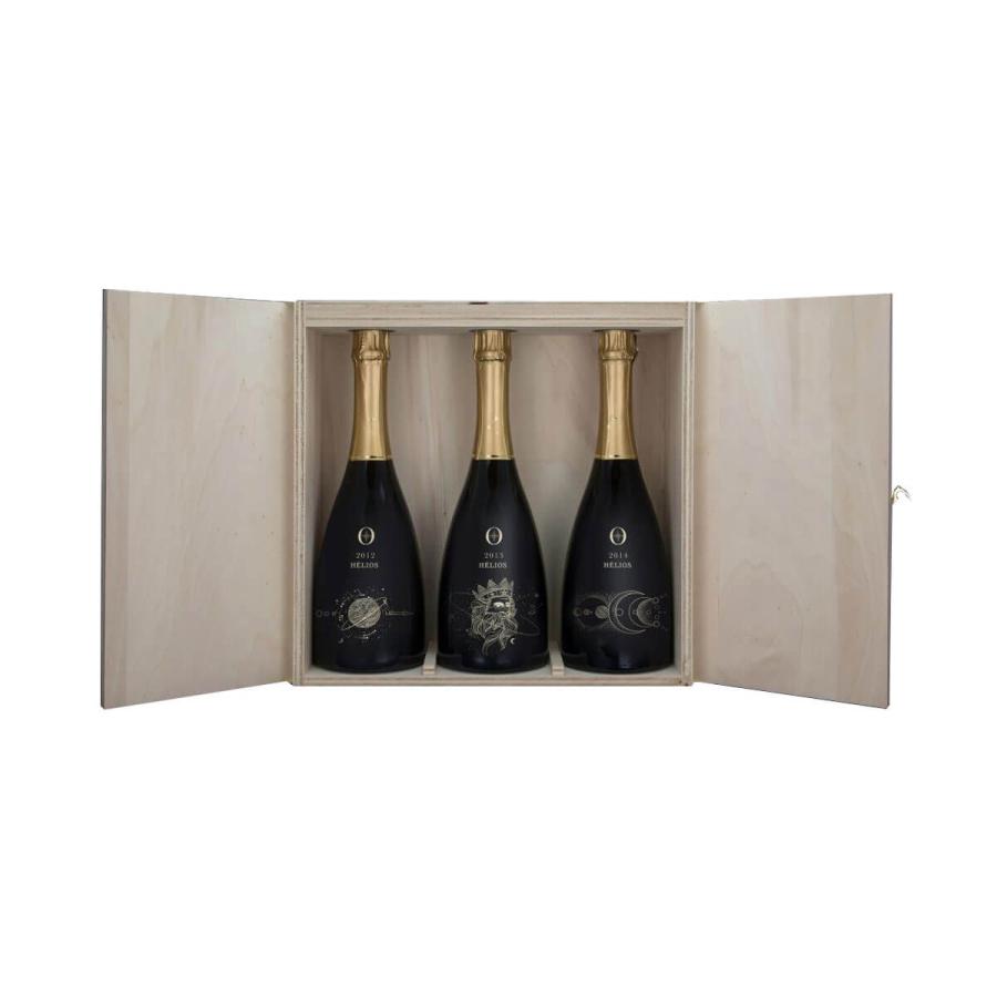 シャンパン ラミアブル エリオス トリロジー エクストラ ブリュット コフレ (2012) (2013) (2014) 木箱 浜運 | ブランド登録なし | 07