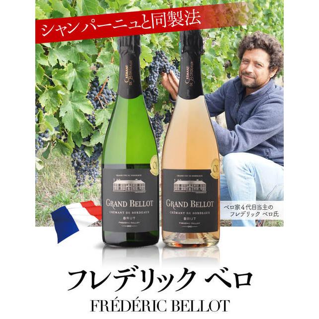 白泡 グラン ベロ クレマン ド ボルドー ブリュット 750ml フランス ボルドー メルロー カベルネフラン セミヨン スパークリング 浜運A | ブランド登録なし | 02