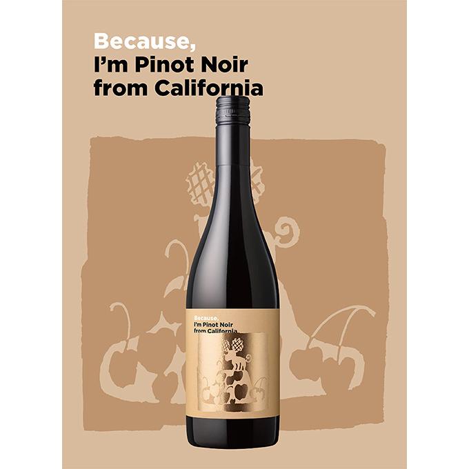 赤ワイン 辛口 アイム ピノ ノワール フロム カリフォルニア ビコーズ 750ml アメリカ カリフォルニア  長S 虎 | ブランド登録なし | 01