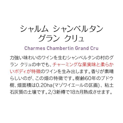 赤ワイン シャルム シャンベルタン グラン クリュ (2021) アンベール フレール 750ml フランス ブルゴーニュ ピノ ノワール 浜運 | ブランド登録なし | 09