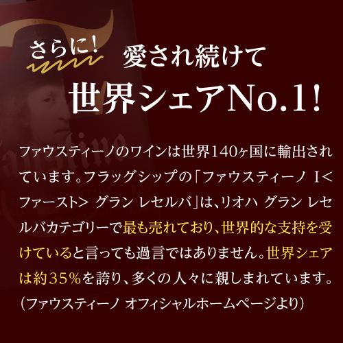 赤 辛口 ファウスティーノ クリアンサ エディシオン リミターダ (2020)  750ml スペイン リオハ 浜運A | ブランド登録なし | 08