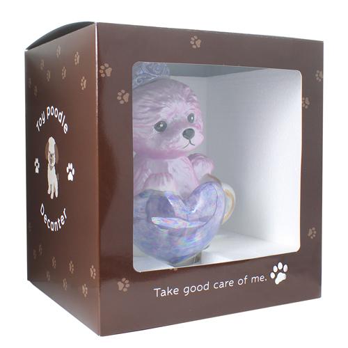 正規品 ブランデー 箱付き ティーカッププードル デキャンタ ローズ  