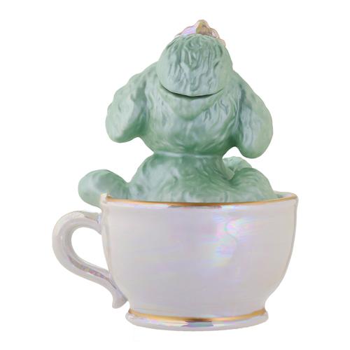 新商品 正規品 箱付き ティーカッププードル デキャンタ エメラルド 500ml 40度 陶器ボトル ブランデー ポアラー付き プードル 犬 緑 グリーン 貴和クリスタル |  | 05