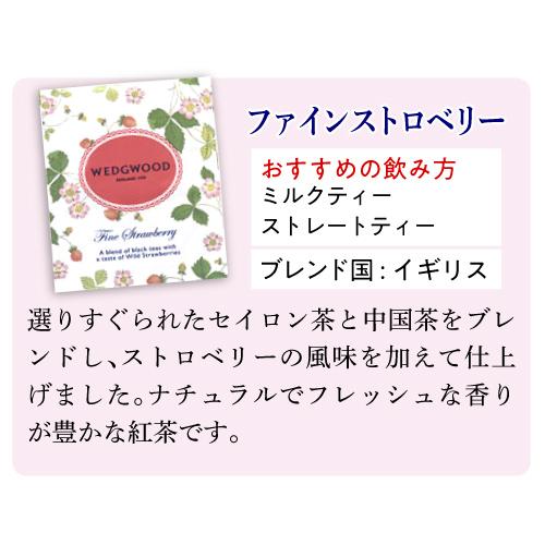 ウエッジウッド ワイルドストロベリー ティーバッグ 3種 18袋×2個