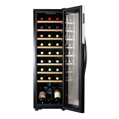 ワインセラー デバイスタイル WE-C27W  ブラック 27本 deviceSTYLE コンプレッサー式 コンパクト 加温機能付 棚間広め　★特典付 | デバイスタイル | 04