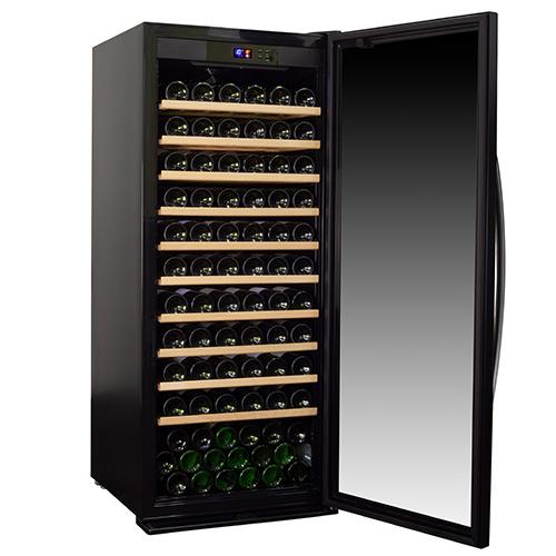 送料無料 デバイスタイル WF-C127W ブラック 127本 ワインセラー deviceSTYLE コンプレッサー式 家庭用 スリム 棚間広め | ブランド登録なし | 02