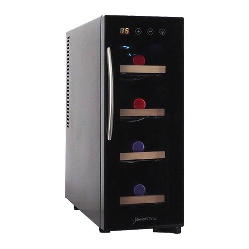 deviceSTYLE ワインセラー ブラック コンパクト デバイスタイル（deviceSTYLE） CE-4W-K 本体カラー：ブラック 4本