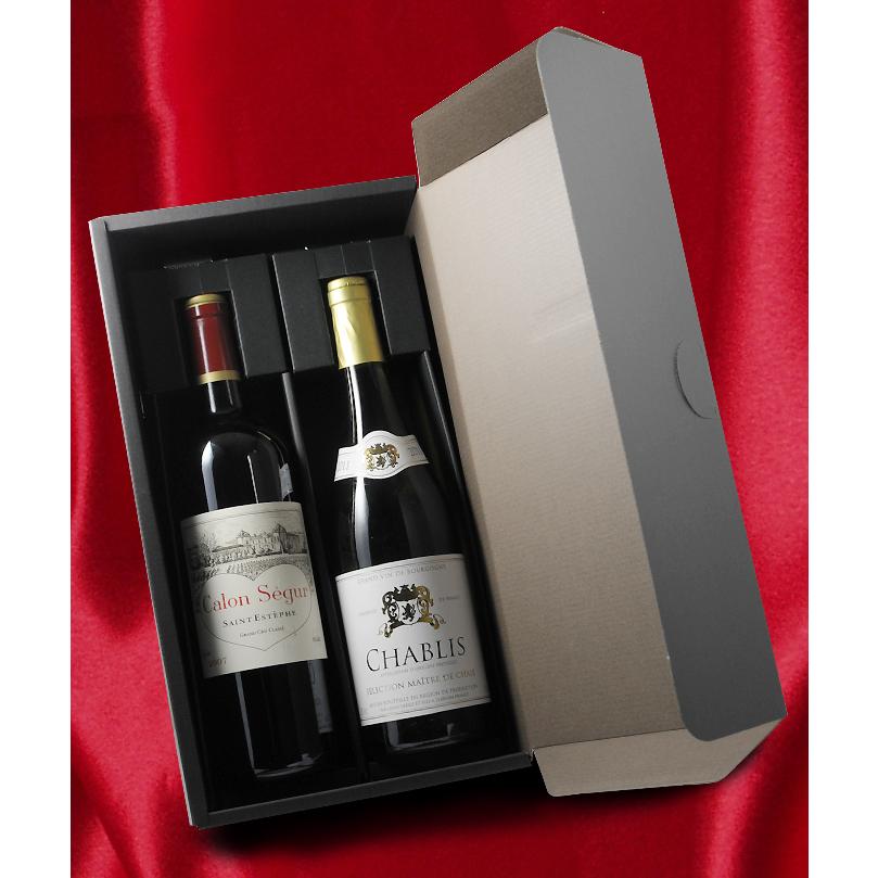 ギフトボックス 2本用 (ギフトBOX)(ギフト箱)(贈答用)(ワイン箱)[虎