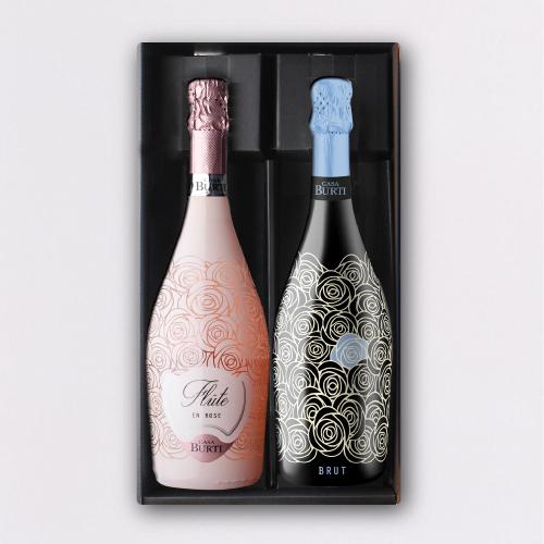 プレゼント 送料無料 イタリア 花柄ボトル スプマンテ (スパークリング