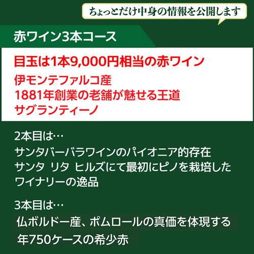 ワイン福袋 11月1日限定 3本入り2万円(税別) 3種類のコースから選べる セット 赤 白 シャンパン 泡 浜運 おひとり様1セット限定 予約 2026/11/5以降発送予定 | ブランド登録なし | 03