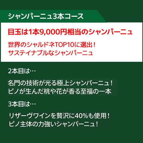 ワイン福袋 11月1日限定 3本入り2万円(税別) 3種類のコースから選べる セット 赤 白 シャンパン 泡 浜運 おひとり様1セット限定 予約 2026/11/5以降発送予定 | ブランド登録なし | 05
