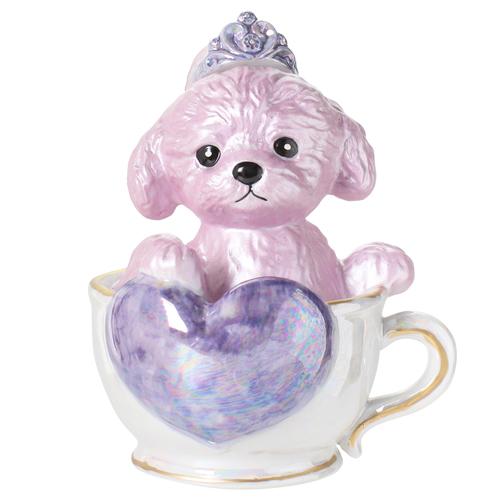 正規品 ブランデー 箱付き ティーカッププードル デキャンタ 3本セット ローズ マロン ブラン 500ml 40度 陶器ボトル ポアラー付き ハート プードル 犬 送料無料 |  | 01