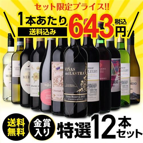 ワインセット 赤白 ロゼ泡 特選ワイン 12本＋2本(計14本) 送料無料 299