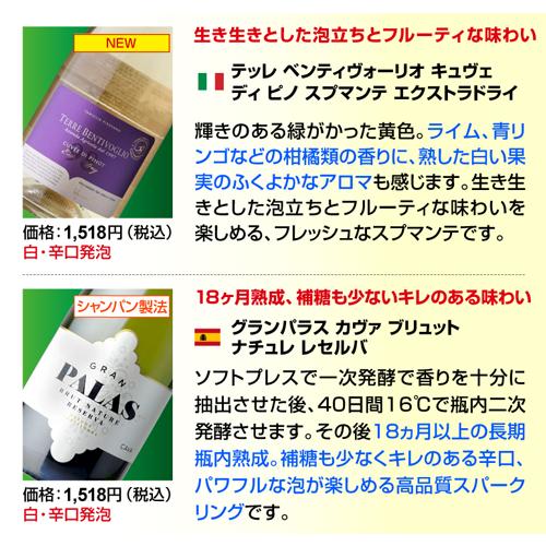 ワインセット スパークリング 12本 +2本 750ml 辛口泡だけ 特選 シャンパン製法＆金賞 113弾 ロゼ 送料無料 浜運 ビッグボーナス｜cellar｜09