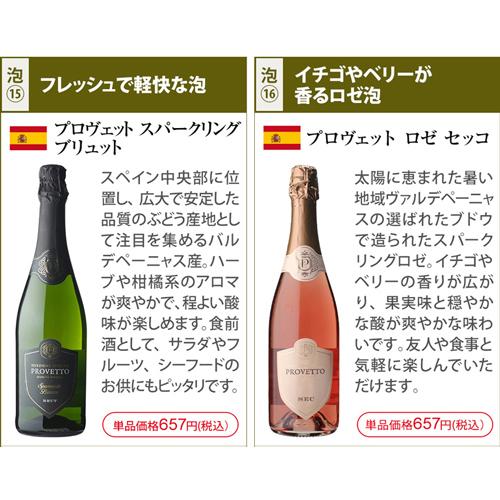 ワイン ワインセット 白 ロゼ泡 シャンパン製法入 スパークリング 16本