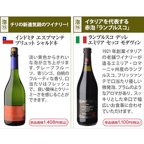 ワイン ワインセット 白 ロゼ泡 シャンパン製法入 スパークリング 16本