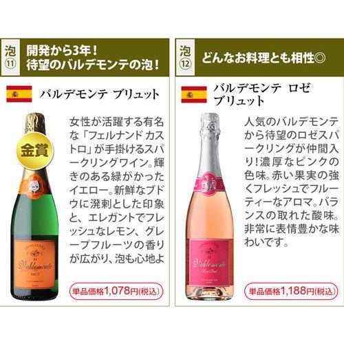 ワイン ワインセット 白 ロゼ泡 シャンパン製法入 スパークリング 16本