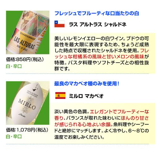 ワインセット 白セット 白だけ 特選 12本＋2本(計14本) 辛口 飲み比べ