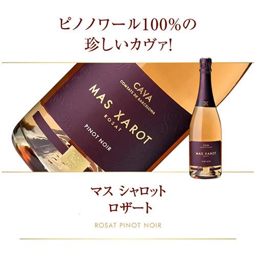 ワインセット 泡 1本あたり2,750円 マス シャロット グランレゼルバ入