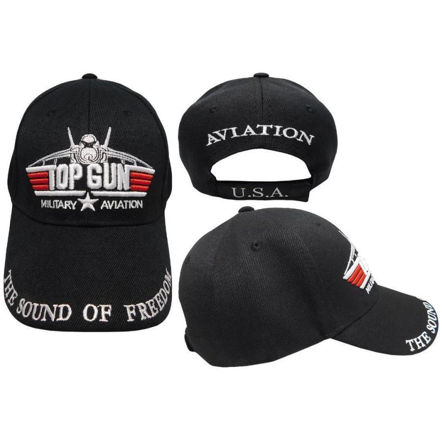 US Navy Top Gun Military Aviation トップガンミリタリーアビエーション 刺繍 アジャスタブル ベースボール