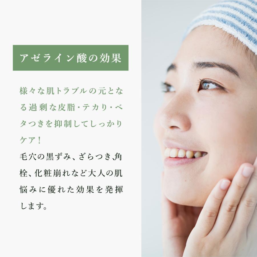 高濃度 アゼライン酸 配合 洗顔 毛穴 洗顔フォーム グリーンコスメ AZ クリア ウォッシュ 120g グリシルグリシン ビタミンC 黒ずみ 角栓 にきび 乾燥肌 泡洗顔 | ブランド登録なし | 04