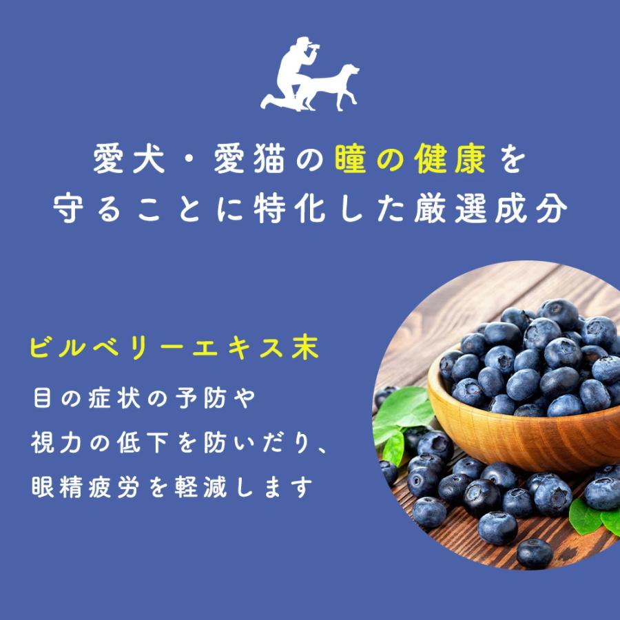 まとめ買い 犬 猫 サプリ くっきり瞳の健康維持に 美味しいレバー風味 犬用 猫用 サプリメント ルテイン 涙やけ ディアハグ フォーカスクリア 60粒×2袋 日本製 | ブランド登録なし | 03
