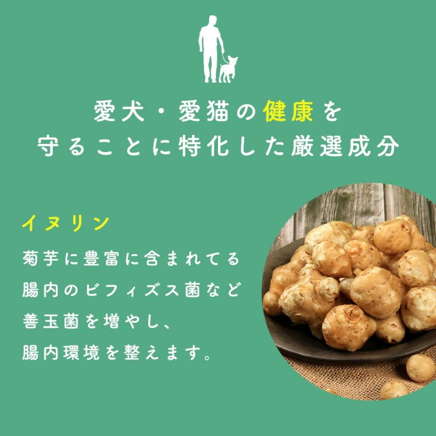 まとめ買い 犬 猫 サプリ 毎日の健康はお腹から 美味しいレバー風味 シニア 老犬 サプリメント 免疫 健康維持 ディアハグ リズミカルフローラ 60粒×2袋 日本製 | ブランド登録なし | 03