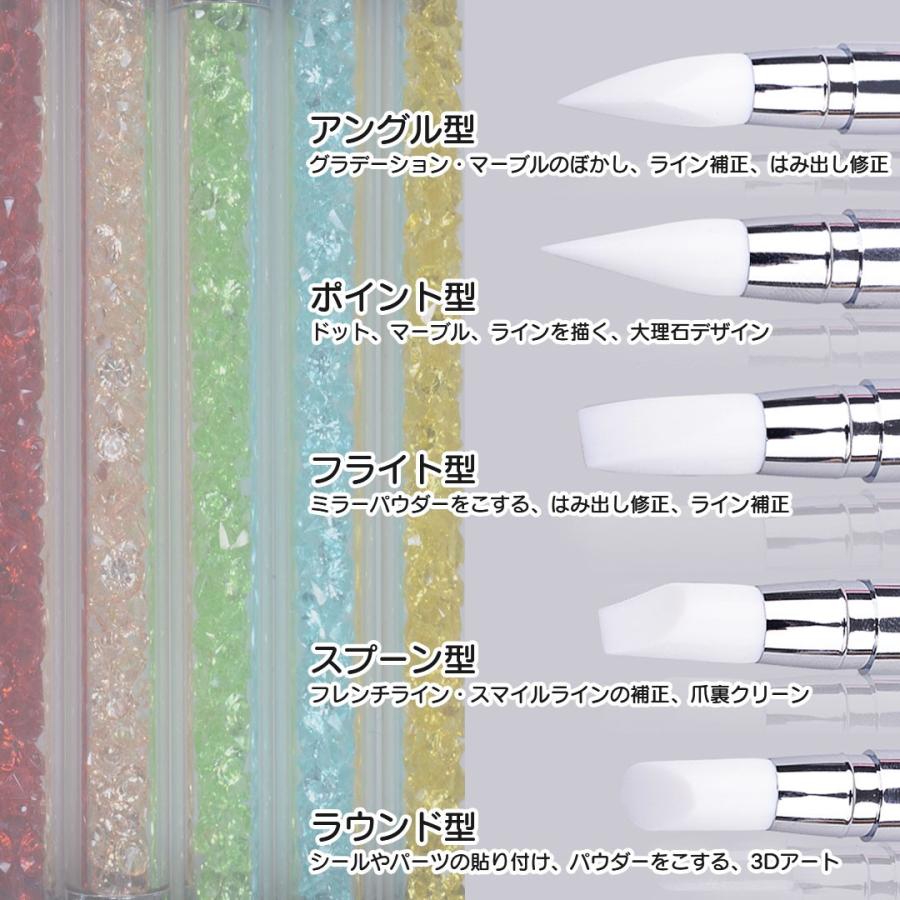 シリコンブラシ キラキラかわいい選べる5色 ネイル ジェルネイル ネイルアート フレンチラインやはみ出し修正 パウダーやぼかしにも F フェアリーネイル 通販 Yahoo ショッピング