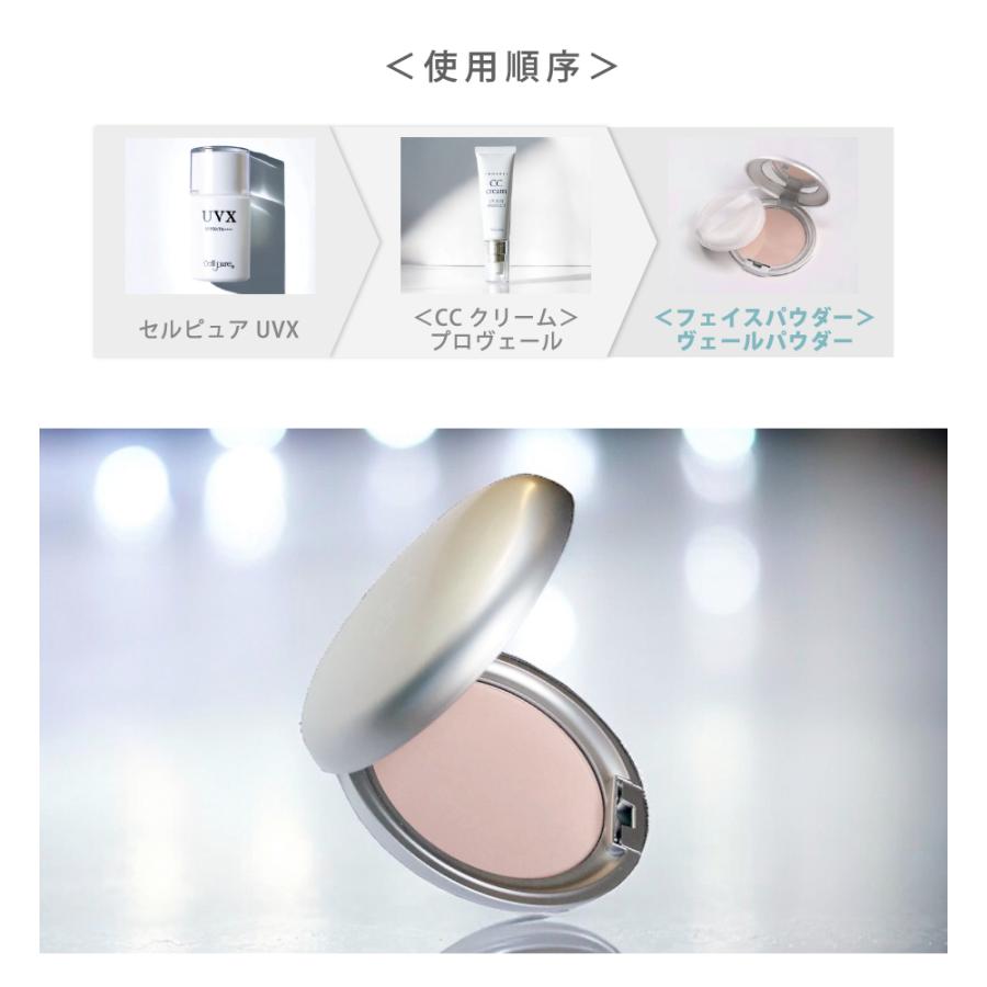 セルピュア ヴェールパウダー クリアタイプ (SPF20 PA++ 程) 日焼け
