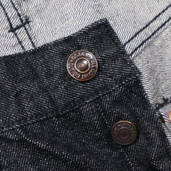 FULLCOUNT（フルカウント） 1101BK STRAIGHT BLACK SELVEDGE DENIM