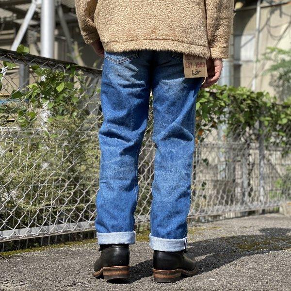 FULLCOUNT フルカウント フェイドストレートデニムパンツ 加工