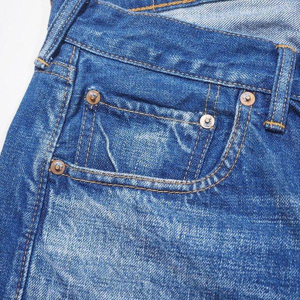 FULLCOUNT フルカウント フェイドストレートデニムパンツ 加工