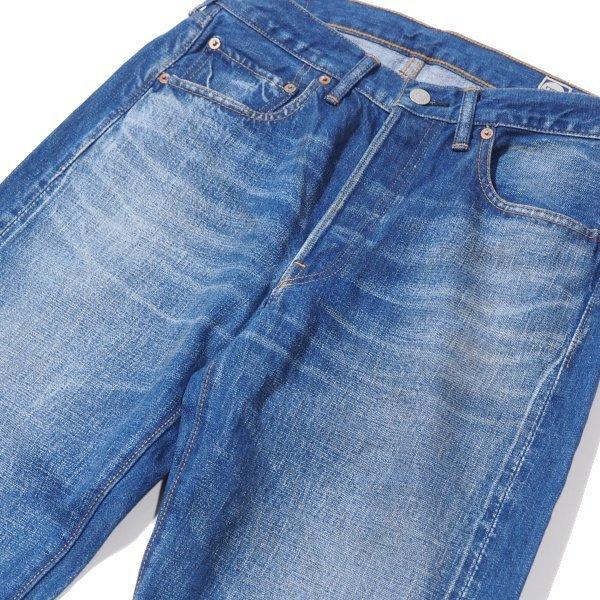 FULLCOUNT フルカウント フェイドストレートデニムパンツ 加工
