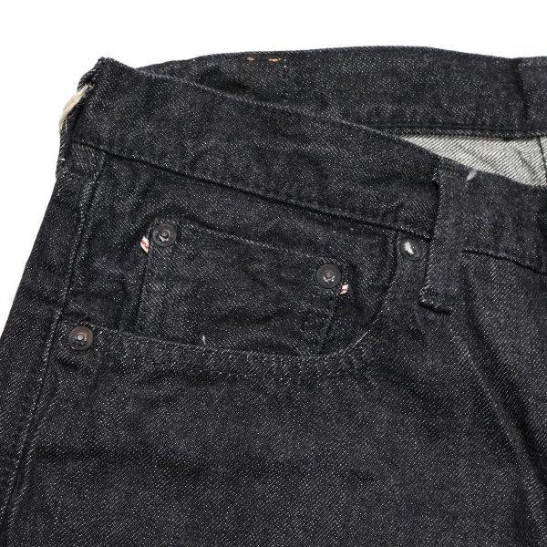 フルカウント 1108BK SLIM STRAIGHT BLACK SELVEDGE DENIM スリムストレート ブラックセルビッチデニム ジーンズ FULLCOUNT 定番商品｜celluloid｜06